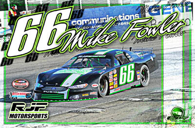 Mike Fowler Racing Hero/Autograph Cards